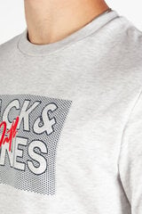 Спортивный свитер JACK&JONES 12244822WHITEMELANGE-S, серый  цена и информация | Мужские свитера | pigu.lt