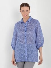 Marškiniai moterims Loriata 563949952, mėlyni kaina ir informacija | Palaidinės, marškiniai moterims | pigu.lt