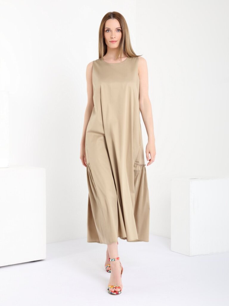 Suknelė moterims Loriata 563950208, smėlio spalvos цена и информация | Suknelės | pigu.lt