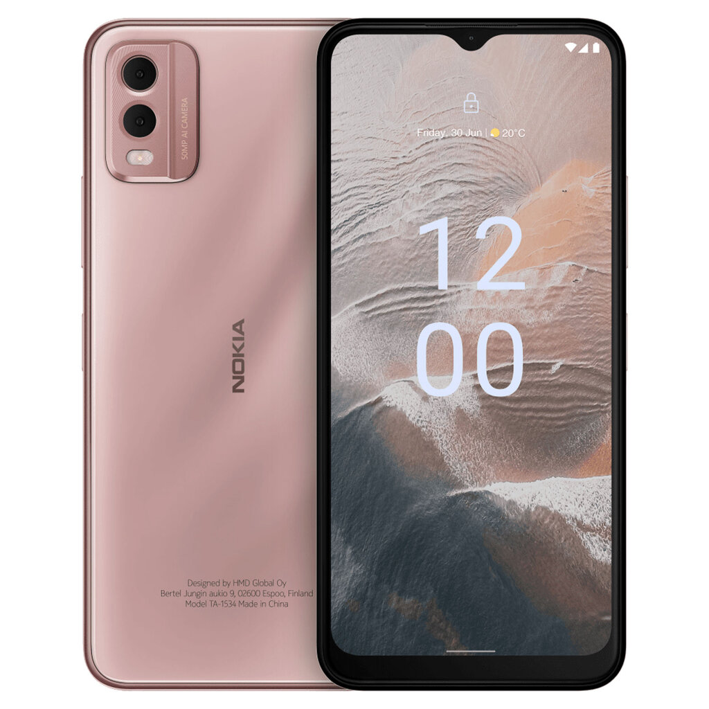 Nokia C32 Beach Pink kaina ir informacija | Mobilieji telefonai | pigu.lt