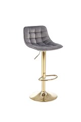 Барный стул Halmar H120, серый/золотой цена и информация | Стулья для кухни и столовой | pigu.lt