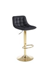 Барный стул H120, черный/золотой цена и информация | Стулья для кухни и столовой | pigu.lt