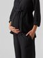 Plačios kelnės nėščioms moterims Mamalicious 20018879, juodos kaina ir informacija | Kelnės moterims | pigu.lt
