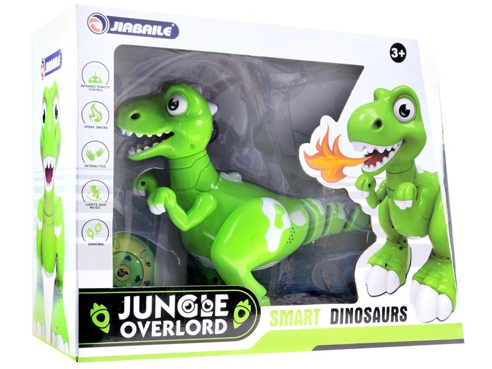 Nuotoliniu būdu valdomas šokantis dinozauras Jiabaile, žalias kaina ir informacija | Žaislai berniukams | pigu.lt