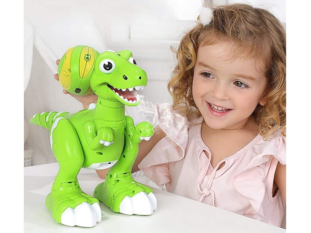 Nuotoliniu būdu valdomas šokantis dinozauras Jiabaile, žalias kaina ir informacija | Žaislai berniukams | pigu.lt
