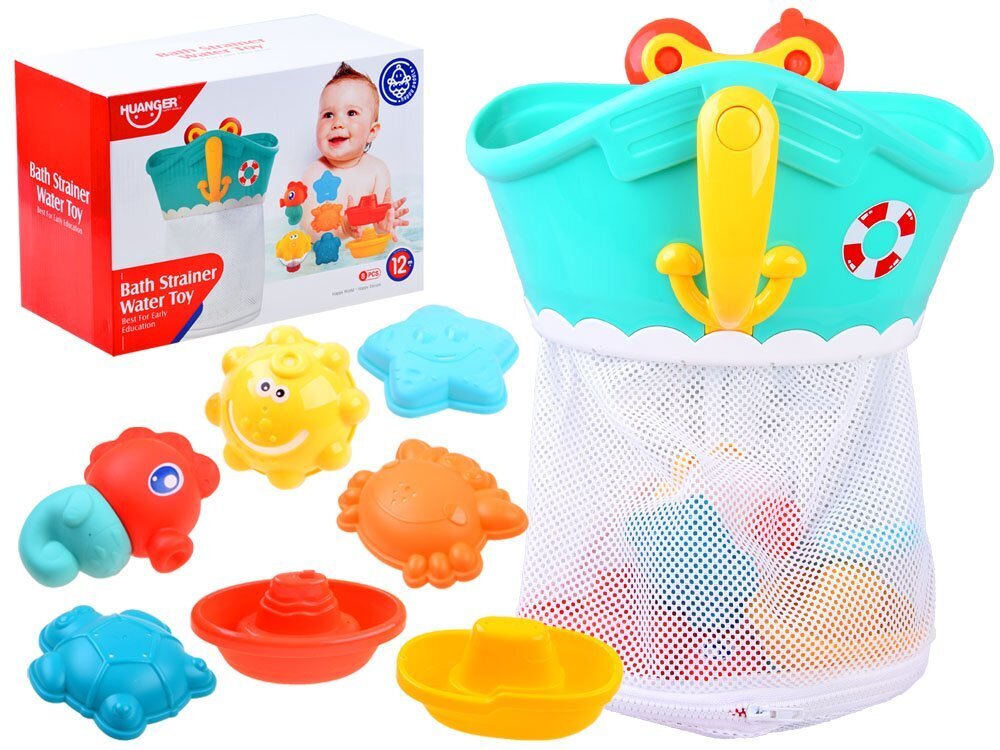 Vonios žaislai su krepšiu kaina ir informacija | Žaislai kūdikiams | pigu.lt