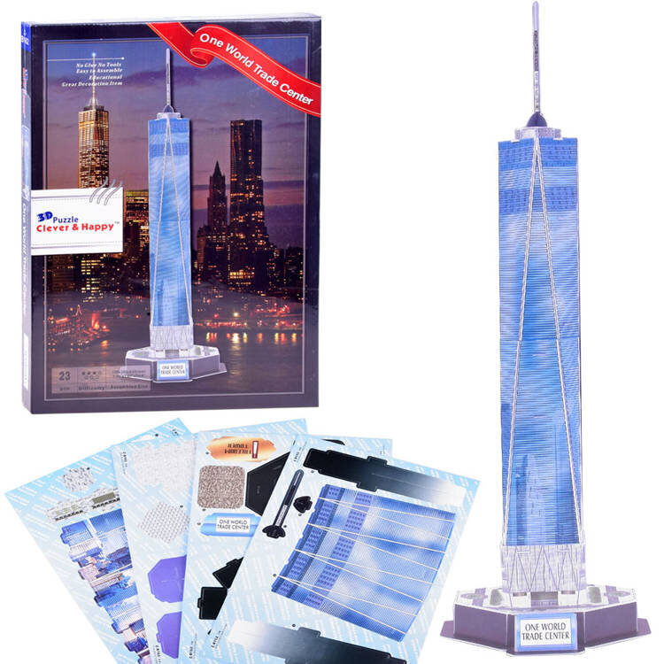 3D dėlionė One World Trade Center, 23 d. kaina ir informacija | Dėlionės (puzzle) | pigu.lt