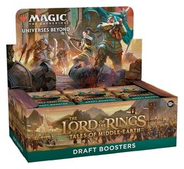 Žaidimų kortos Magic: The Gathering Lord of the Rings: Tales of Middle-earth Draft Booster Box , 36 vnt цена и информация | Настольные игры, головоломки | pigu.lt