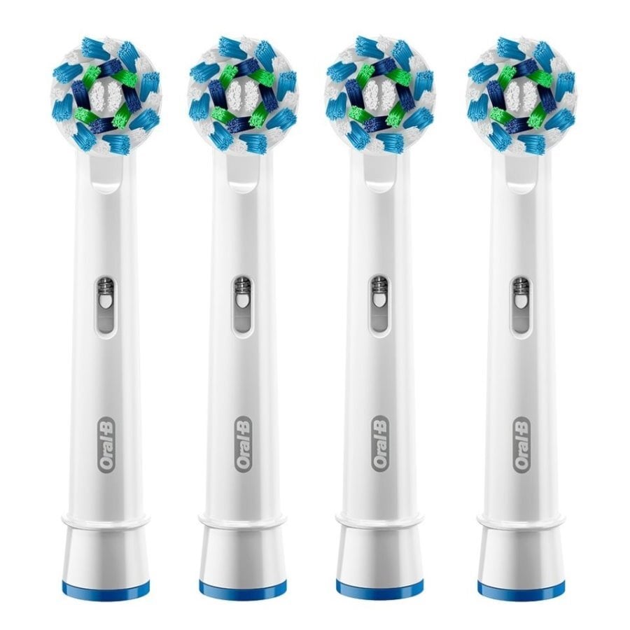 Braun Oral-B Crossaction EB50-4 цена и информация | Elektrinių dantų šepetėlių antgaliai | pigu.lt