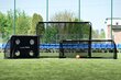 Futbolo vartai Yakimasport Giza, 180x120 cm, juodi kaina ir informacija | Futbolo vartai ir tinklai | pigu.lt