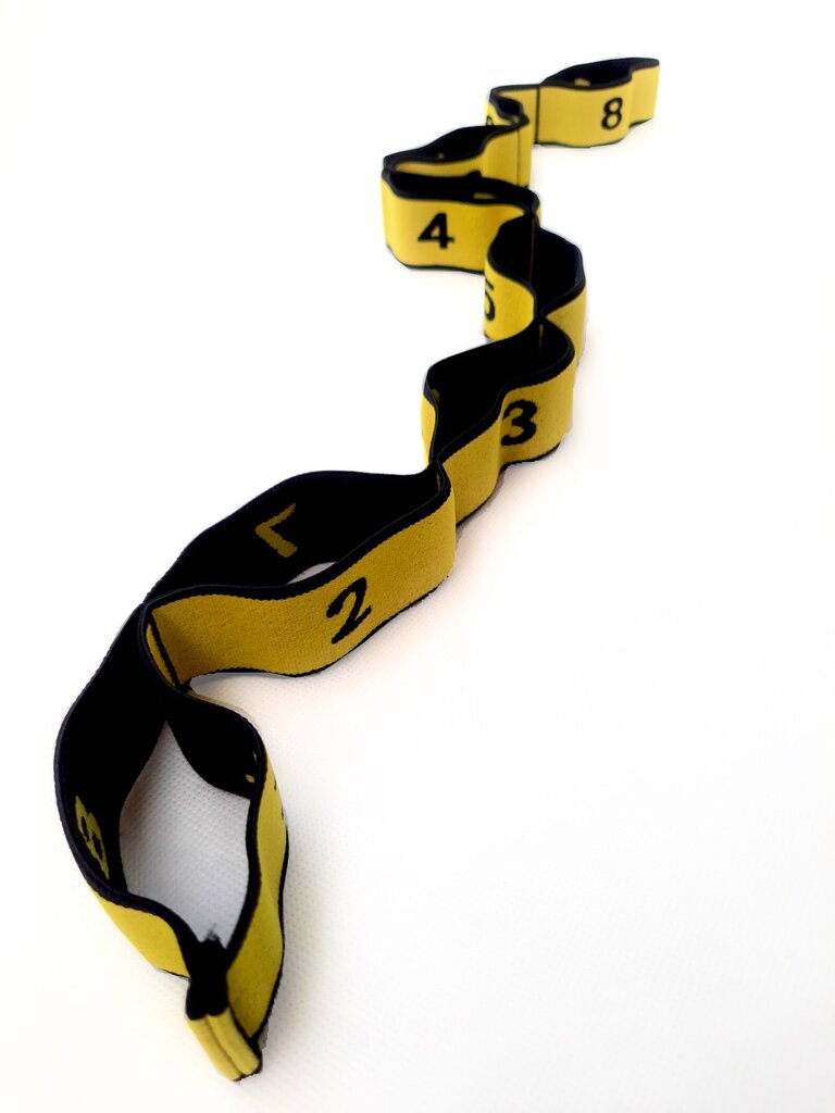 Pasipriešinimo juosta Yakimasport Flex Band, geltona kaina ir informacija | Pasipriešinimo gumos, žiedai | pigu.lt