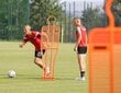 Futbolo sienelė Yakimasport Pro, 180 cm, raudona kaina ir informacija | Futbolo vartai ir tinklai | pigu.lt