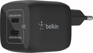 Belkin WCH011VFBK 60 W цена и информация | Зарядные устройства для телефонов | pigu.lt