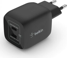 Belkin WCH011VFBK 60 W цена и информация | Зарядные устройства для телефонов | pigu.lt