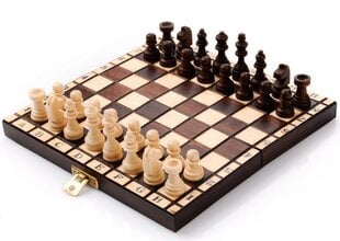 Stalo žaidimas mini šachmatai, 20x20 cm kaina ir informacija | Stalo žaidimai, galvosūkiai | pigu.lt
