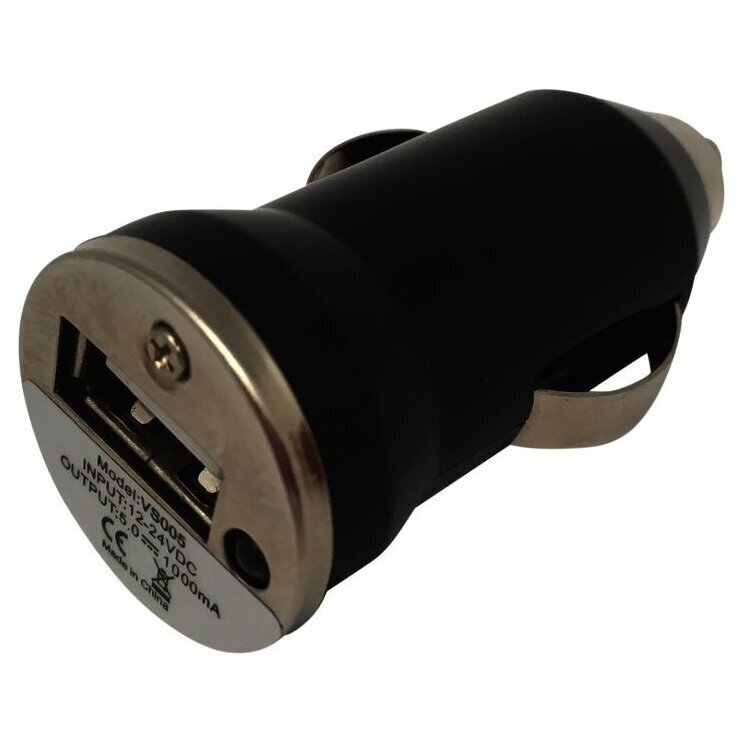 Įkroviklis automobilinis USB Elwis, 5V 1A 12-24V цена и информация | Žibintuvėliai, prožektoriai | pigu.lt