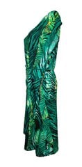 Длинное женское платье Kinga, большой размер, зелёное цена и информация | Платья | pigu.lt