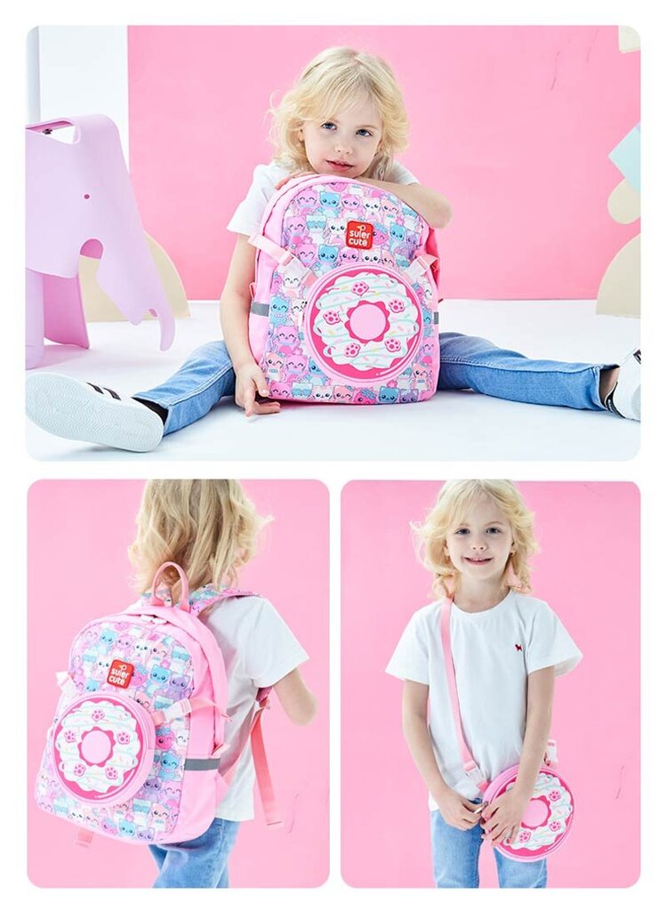 Kuprinė Smart Mama, rožinė kaina ir informacija | Kuprinės mokyklai, sportiniai maišeliai | pigu.lt