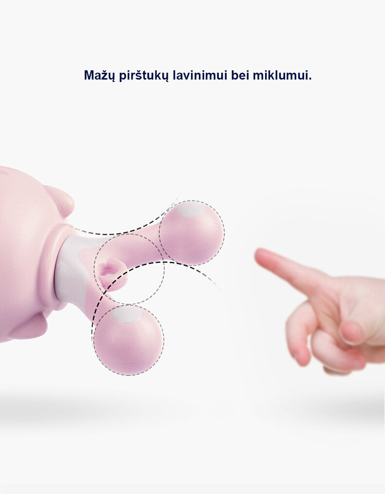 Silikoninis maitintuvas vaikams, žalias kaina ir informacija | Kūdikių indai, indeliai pienui ir įrankiai | pigu.lt