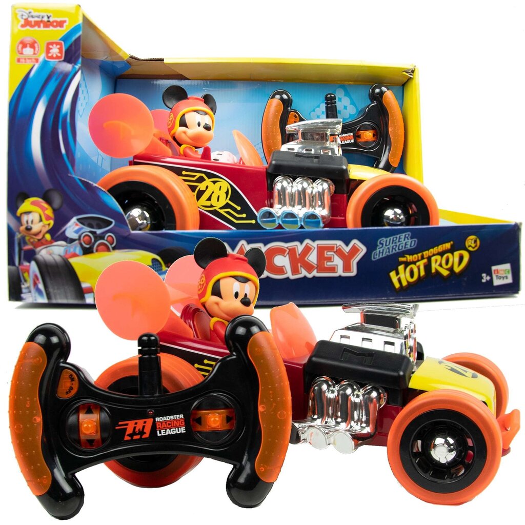 RC automobilis Super Charged Hot Rod Disney Mickey цена и информация | Žaislai berniukams | pigu.lt