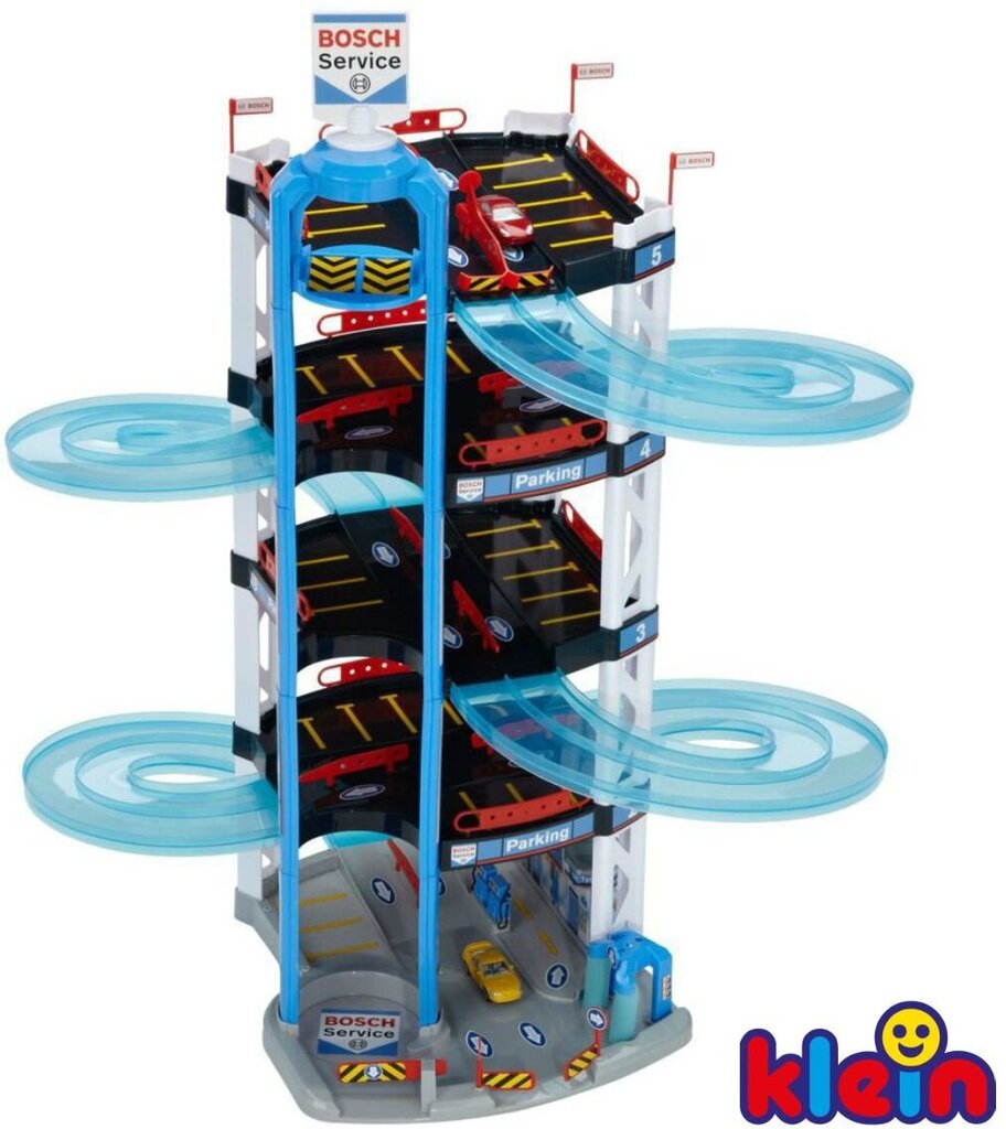 5 aukštų automobilių stovėjimo aikštelė Bosch kaina ir informacija | Žaislai berniukams | pigu.lt