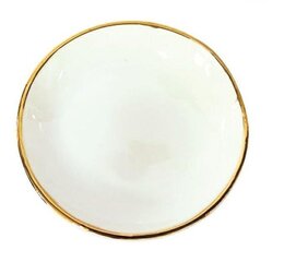 Керамическая тарелка Уман, 8 см, белая цена и информация | Посуда, тарелки, обеденные сервизы | pigu.lt