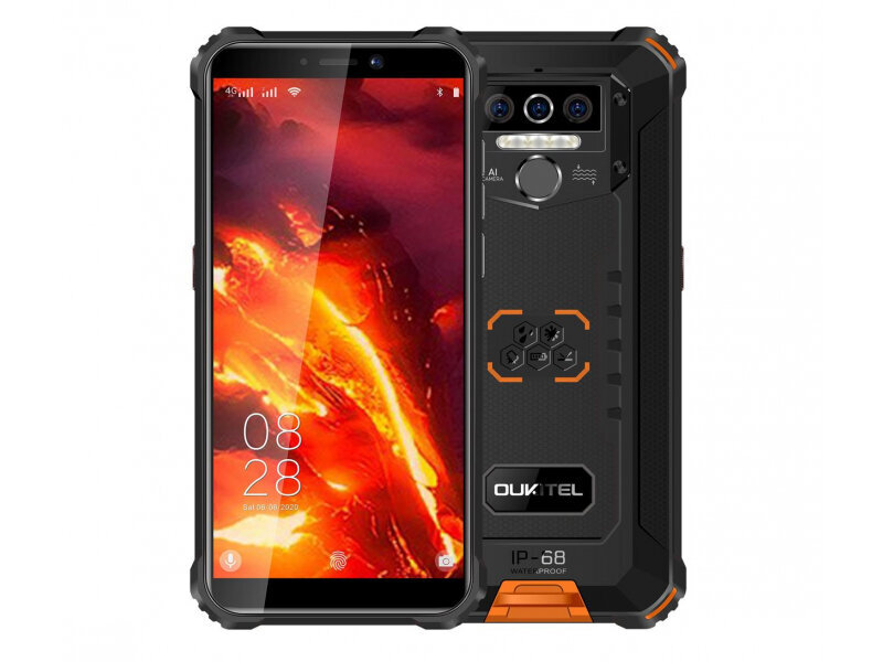 Prekė su pažeidimu.Oukitel WP5 Pro, 64GB, Dual SIM, Orange kaina ir informacija | Prekės su pažeidimu | pigu.lt