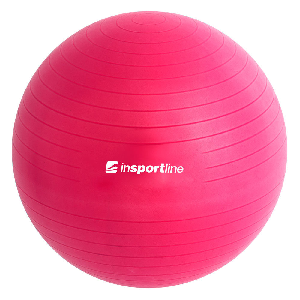 Gimnastikos kamuolys inSPORTline, 75 cm su pompa kaina ir informacija | Gimnastikos kamuoliai | pigu.lt