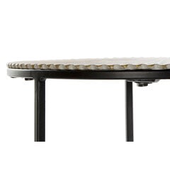 2-jų dalių šoninių staliukų komplektas DKD Home Decor, juodas цена и информация | Журнальные столы | pigu.lt