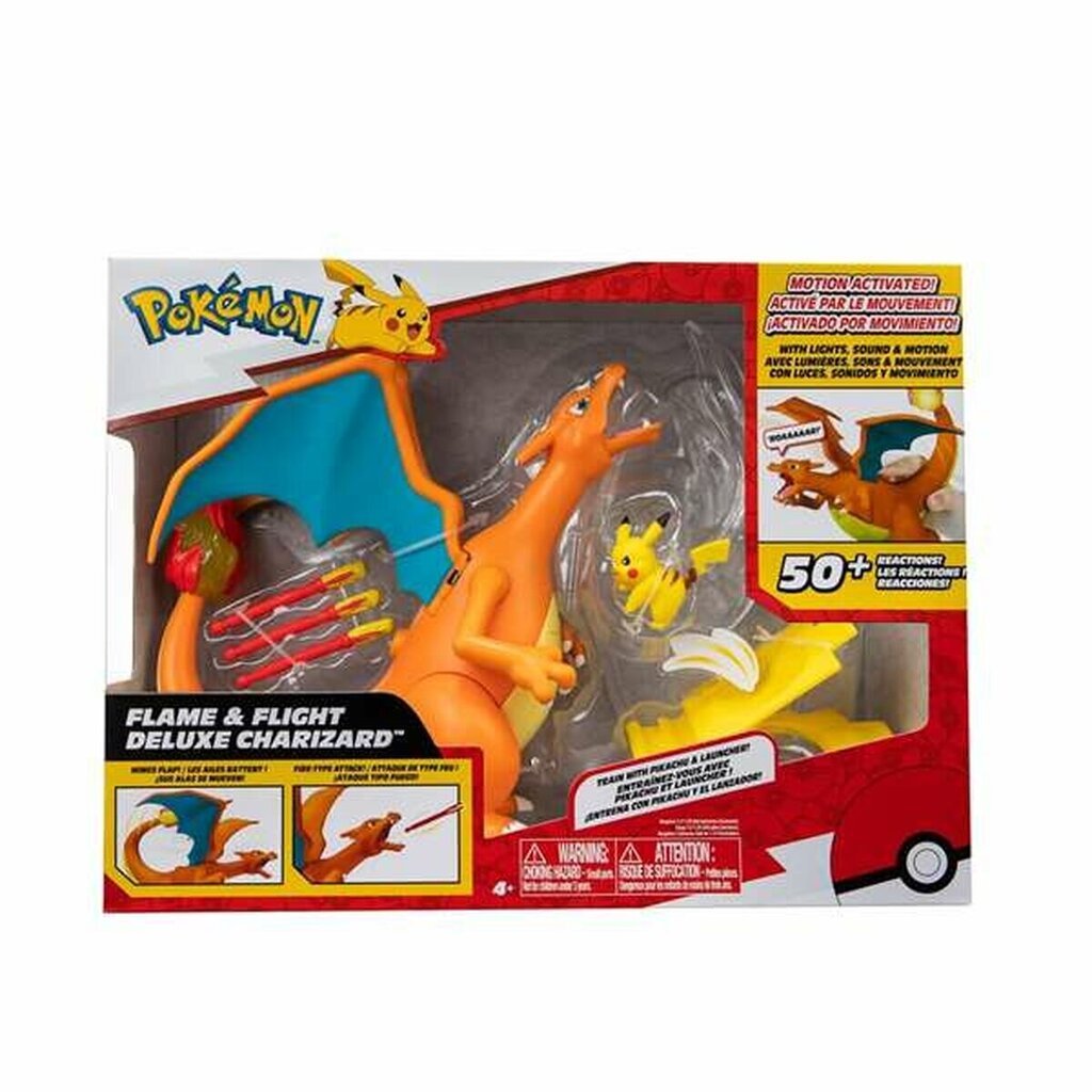 Konstruktorius Pokémon Deluxe Charizard vs Pikachu, 5 d. цена | pigu.lt