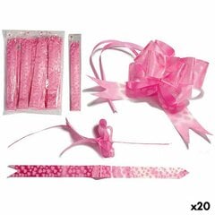 Juosta rožinės širdelės 5x73x73cm, 20 vnt. цена и информация | Канцелярские товары | pigu.lt
