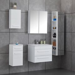 Шкафчик Lyfco для ванной комнаты, 30x140x30 см, белый цена и информация | Шкафчики для ванной | pigu.lt