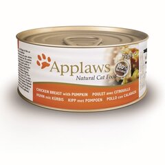 Applaws Cat su vištiena ir moliūgu, 24x70 g kaina ir informacija | Konservai katėms | pigu.lt