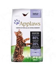 Applaws Cat Dry для взрослых кошек с курицей и уткой, 6х400 г цена и информация | Сухой корм для кошек | pigu.lt