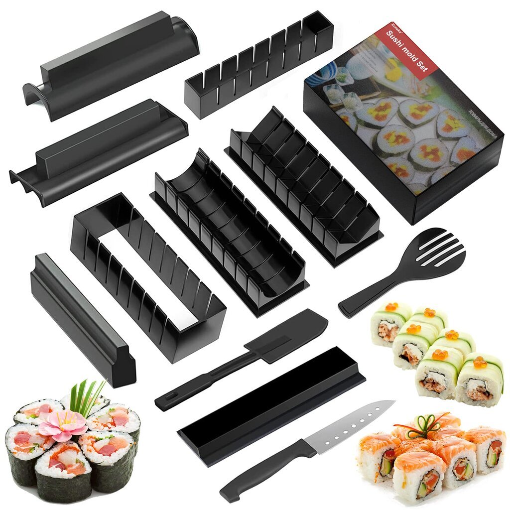 Sushi gaminimo rinkinys 11 in 1 kaina ir informacija | Virtuvės įrankiai | pigu.lt