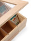 Hendi medinė arbatos dėžutė, 30 x 28 cm kaina ir informacija | Maisto saugojimo  indai | pigu.lt