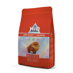 HiQ Mini Adult Salmon для взрослых собак мелких пород с лососем, 7 кг цена и информация |  Сухой корм для собак | pigu.lt