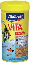 Корм для рыб Vitakraft Vita Flakes MR, 250 мл цена и информация | Корм для рыб | pigu.lt