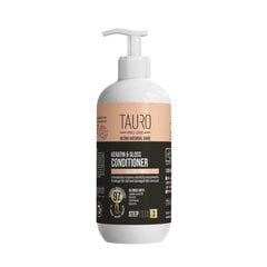 Кондиционер с кератином для ухода за шерстью Tauro Pro Line Ultra Natural Care Keratin & Gloss, 400 мл цена и информация | Косметические средства для животных | pigu.lt