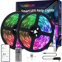 Išmani LED juosta 5050 RGB Bluetooth, 20 m цена и информация | Светодиодные ленты | pigu.lt