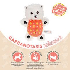 Žaislas šunims Garbanotasis bišonas su garsu Misoko Limited Edition, 19,5x16x4,5 cm kaina ir informacija | Žaislai šunims | pigu.lt