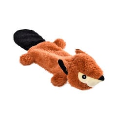 Pliušinė voverė Hippie Pet, ruda kaina ir informacija | Žaislai šunims | pigu.lt