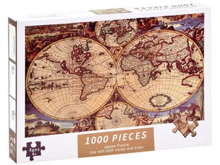 Dėlionė Žemėlapis, 1000 d. kaina ir informacija | Dėlionės (puzzle) | pigu.lt