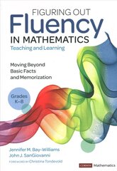 Figuring Out Fluency in Mathematics Teaching and Learning, Grades K-8: Moving Beyond Basic Facts and Memorization цена и информация | Книги для подростков и молодежи | pigu.lt