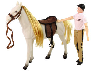 Кукла с белой лошадью цена и информация | Игрушки для девочек | pigu.lt