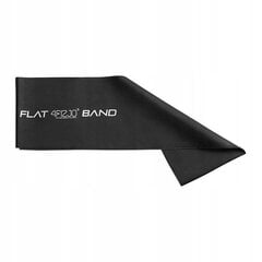 Pasipriešinimo juosta Flat Band, 2 m, juoda kaina ir informacija | Pasipriešinimo gumos, žiedai | pigu.lt