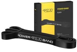 Pasipriešinimo guma Power Band 4Fizjo, juoda kaina ir informacija | Pasipriešinimo gumos, žiedai | pigu.lt