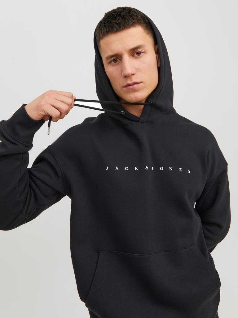 Jack & Jones džemperis vyrams, juodas цена и информация | Džemperiai vyrams | pigu.lt