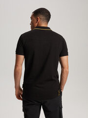 рубашка поло dkr p vip iii s1812 - черная цена и информация | Мужские футболки | pigu.lt