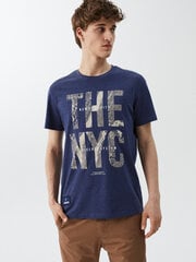 Marškinėliai vyrams Diverse s1830, mėlyni kaina ir informacija | Vyriški marškinėliai | pigu.lt